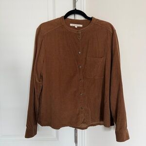 Xirena Greycen Cord Button Down Top